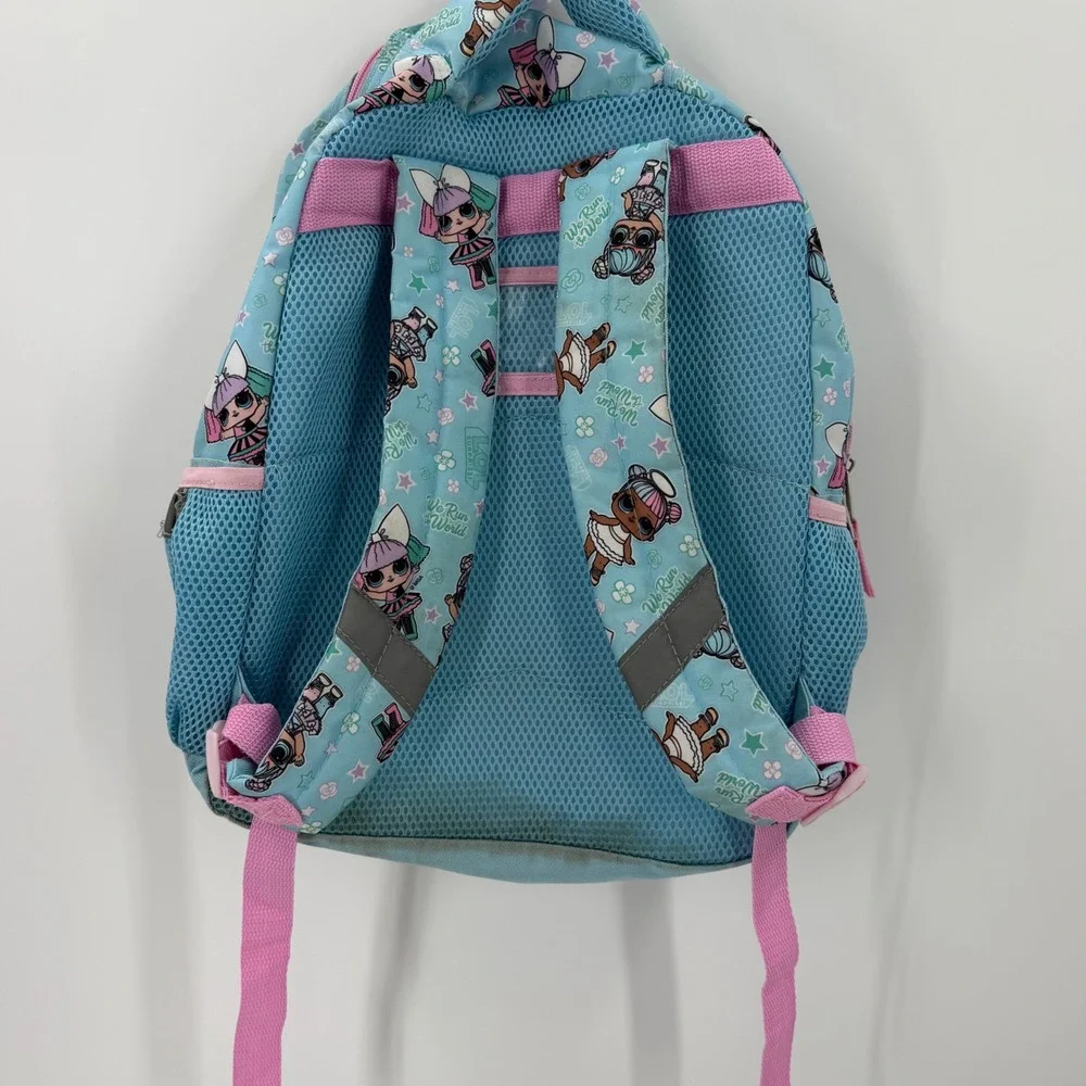 LOL Surprise Backpack BBs Run The World Sequin Blue Pink Girls School Bag